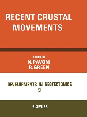 cover image of Recent Crustal Movements